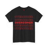 Overcomer christian faith Tee, encouraging Godly positive t-shirt