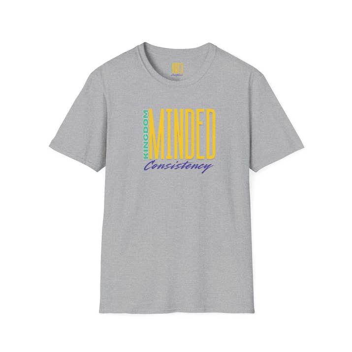 Kingdom Minded consistency focused on Jesus tee, Christian kingdom of God t-shirt