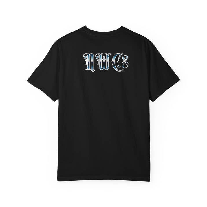 Power of prayer in action short sleeve Christian t-shirt, cool faith tee, mens supernatural spiritual warfare shirt, bible word of God tee