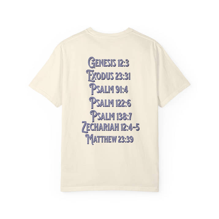 Pray for Israel short sleeve political Christian t-shirt | support Israel prayer tee, United States Israel flag shirt, bible scripture tee
