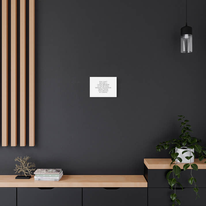 Inspirational Matte Canvas Wall Art - 