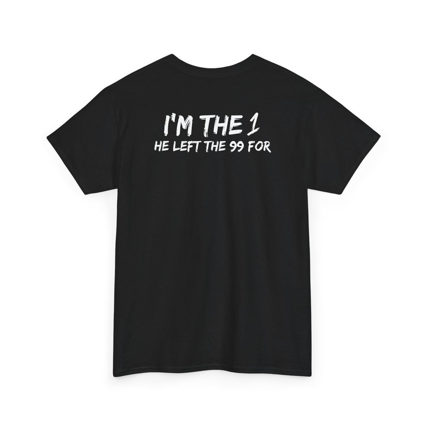 I'm the 1 he left the 99 for christian Jesus Short Sleeve Tee, minimalist Godly chistian cross t-shirt