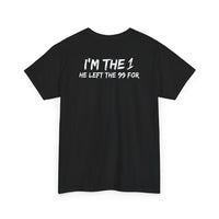 I'm the 1 he left the 99 for christian Jesus Short Sleeve Tee, minimalist Godly chistian cross t-shirt