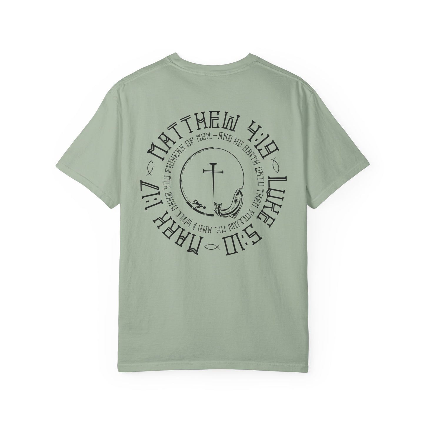 Fisher of men and correlating scriptures T-shirt, Fishing T- Shirt, Christian T-Shirt, cross T-Shirt