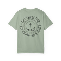 Fisher of men and correlating scriptures T-shirt, Fishing T- Shirt, Christian T-Shirt, cross T-Shirt