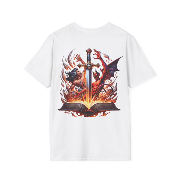 The Devil Doesn't Care - Spiritual Warfare T-Shirt