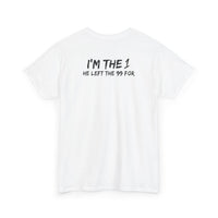 I'm the 1 he left the 99 for christian Jesus Short Sleeve Tee, minimalist Godly chistian cross t-shirt