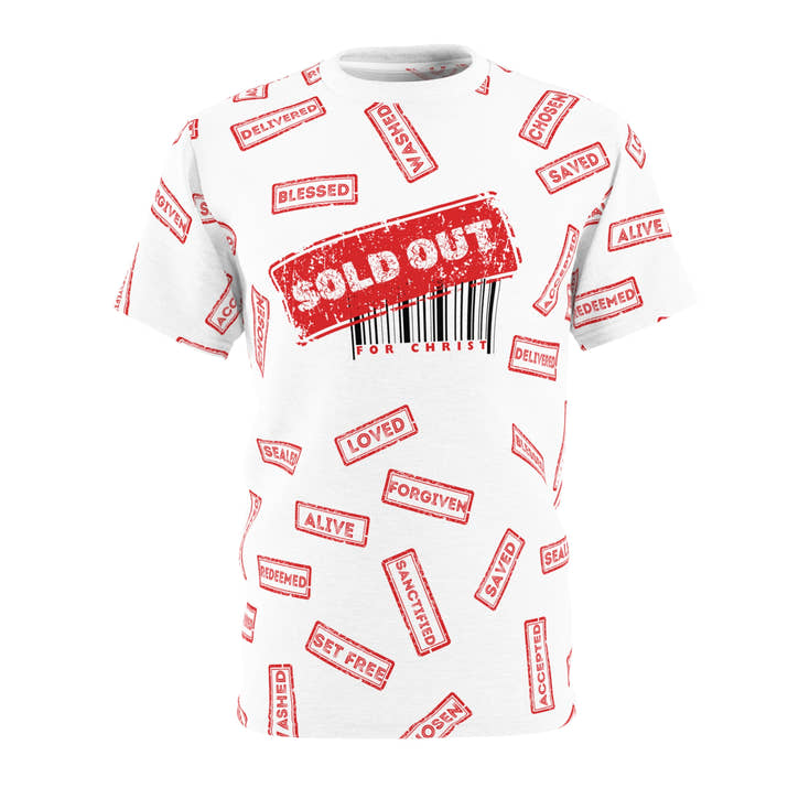 Sold out for Jesus Christ t-shirt, christian streatwear t-shirt, saved forgiven Godly shirt