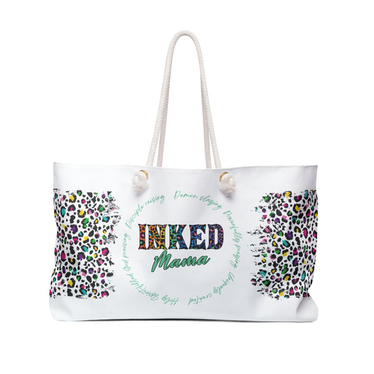 Inked Mama - Cheetah Print Weekender Tote Bag