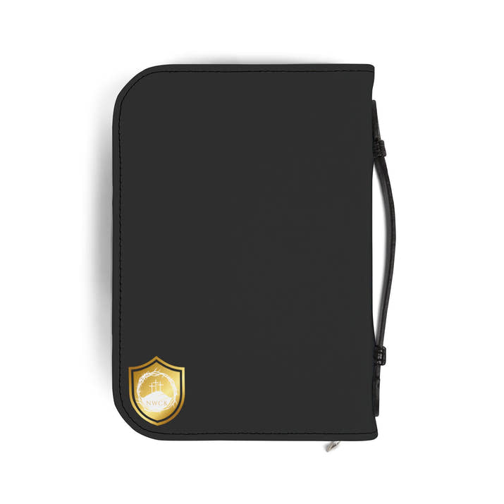 Built on the Rock leather branded Bible Cover