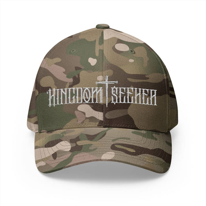 Embroidered Kingdom Seeker Cross and Nails Hat
