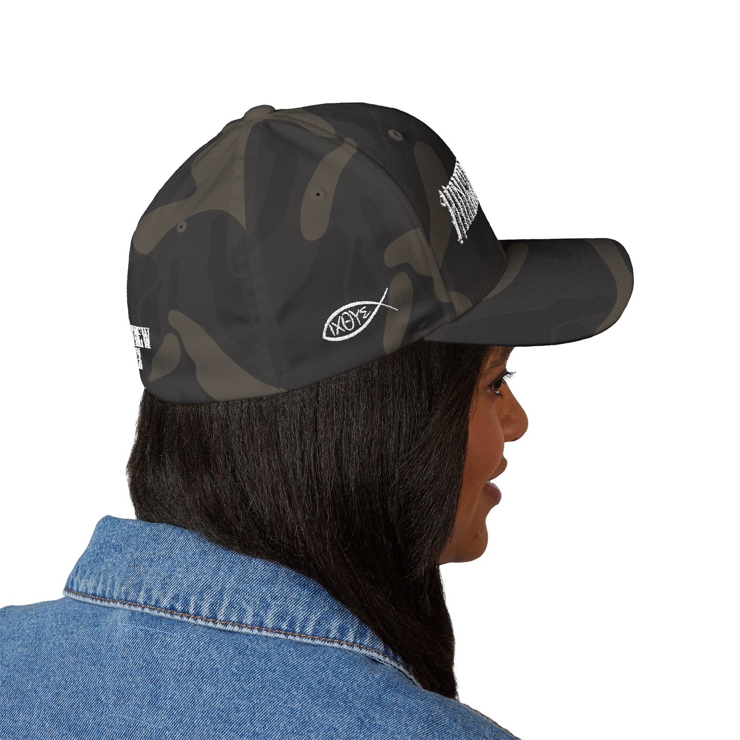 Embroidered Kingdom Seeker Cross and Nails Hat
