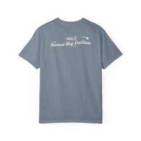 Let go & let God short sleeve beach Tee, Christian t-shirt, faith tee, vintage style shirt, bible scripture quote, Godly religious Jesus tee