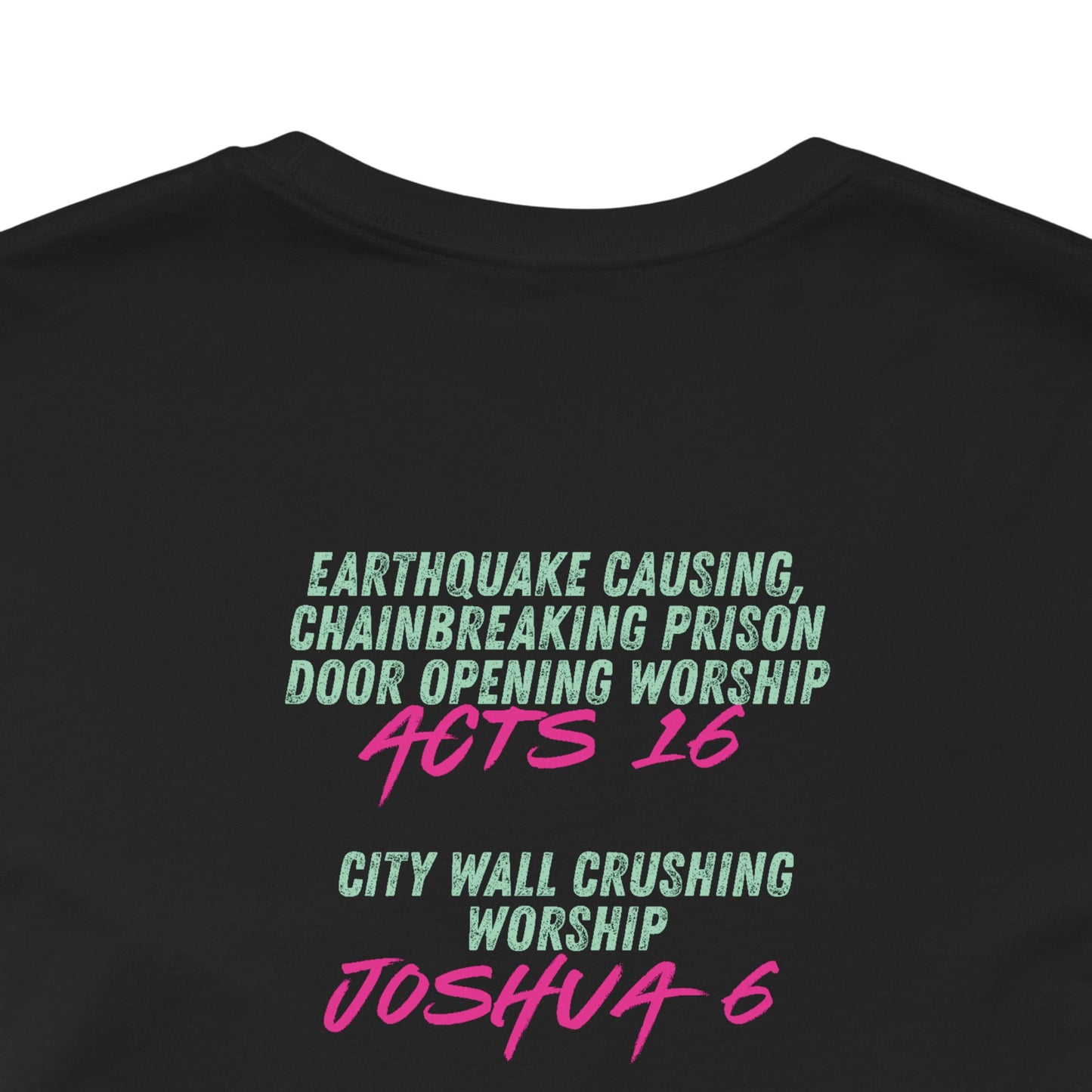 Worship is Warfare with supporting scriptures and Prayer Invitation