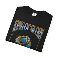 King of Glory John 3:16 Jesus Christ crucifixion resurrection T-shirt, Christian crown of thorns Godly tee, love of God streetwear