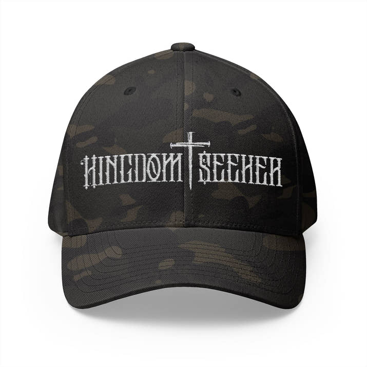 Embroidered Kingdom Seeker Cross and Nails Hat
