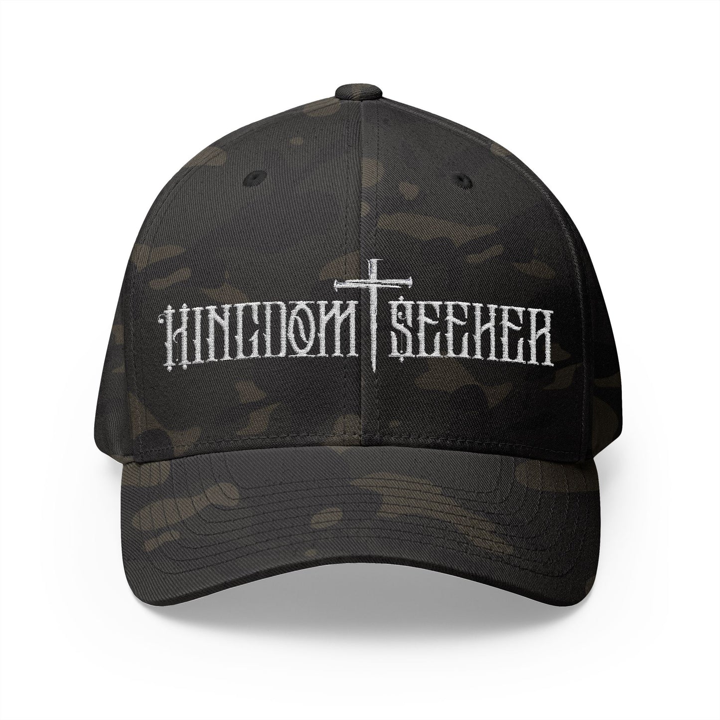 Embroidered Kingdom Seeker Cross and Nails Hat