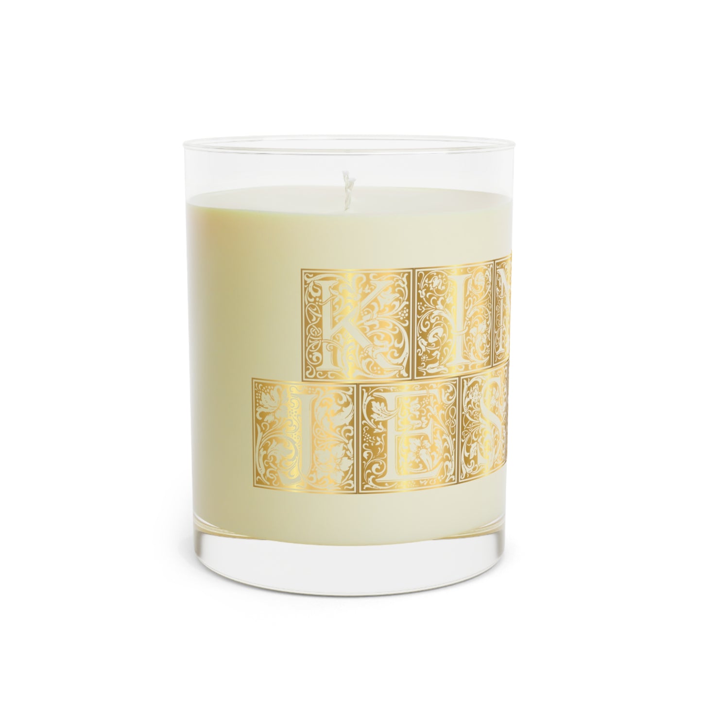 King Jesus Elegant Gold Foil Scented Candle