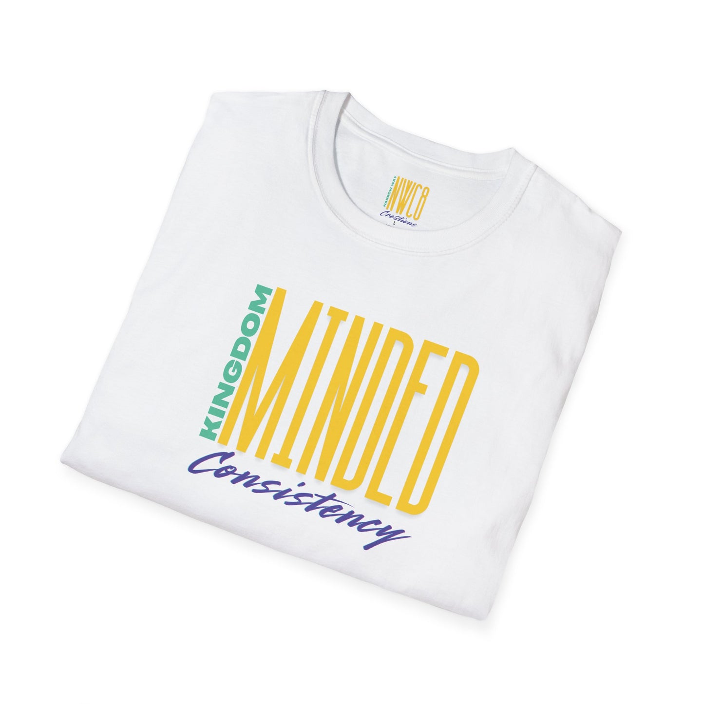 Kingdom Minded consistency focused on Jesus tee, Christian kingdom of God t-shirt