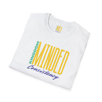 Kingdom Minded consistency focused on Jesus tee, Christian kingdom of God t-shirt