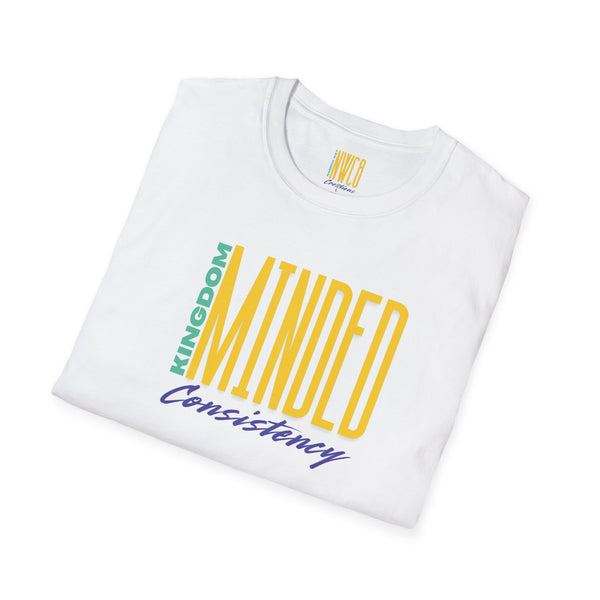 Kingdom Minded consistency focused on Jesus tee, Christian kingdom of God t-shirt