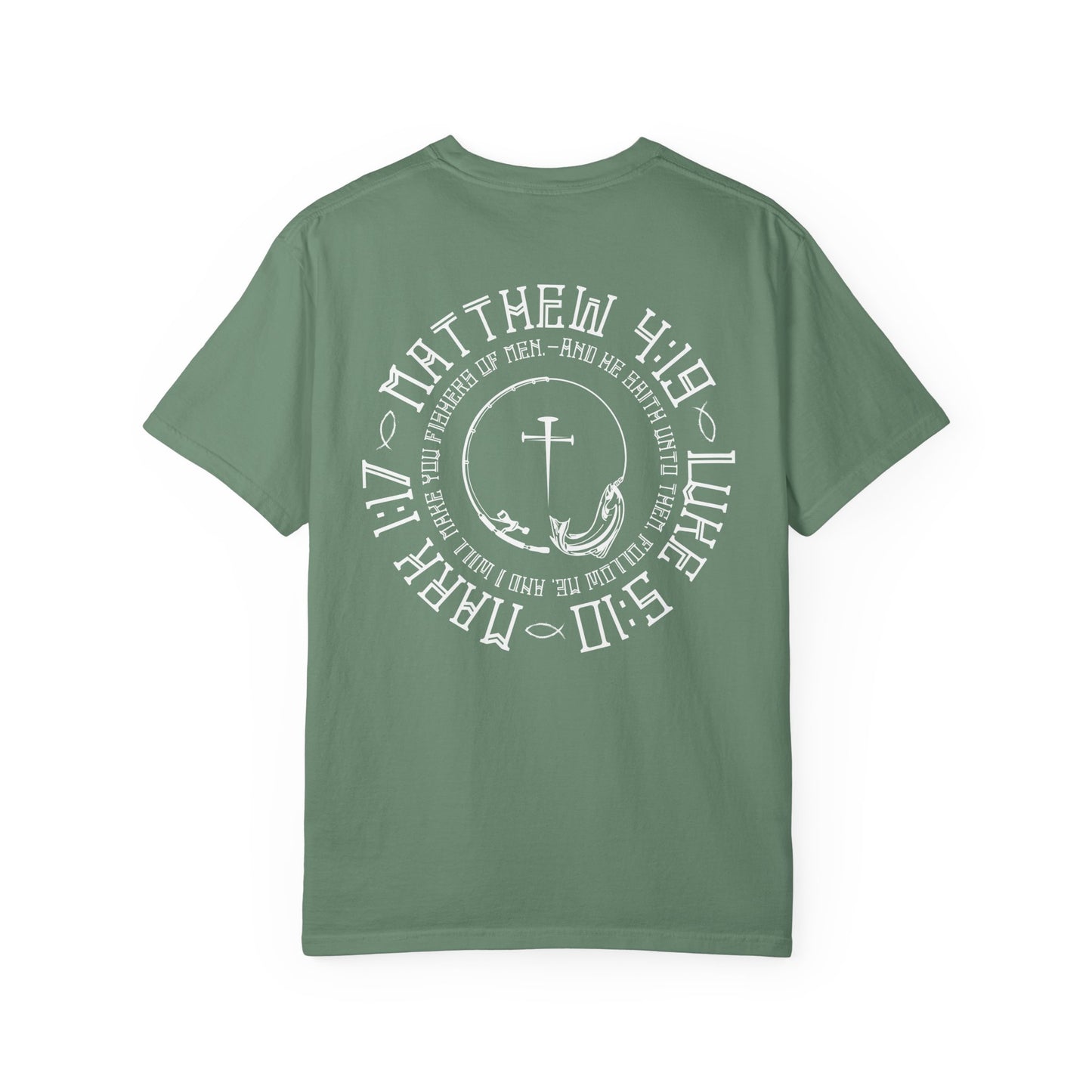 Fisher of men and correlating scriptures T-shirt, Fishing T- Shirt, Christian T-Shirt, cross T-Shirt