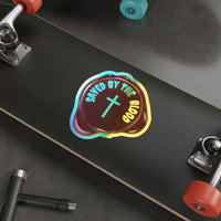 Saved by the blood Jesus sacrifice Holographic Sticker, sealed by the blood Christian