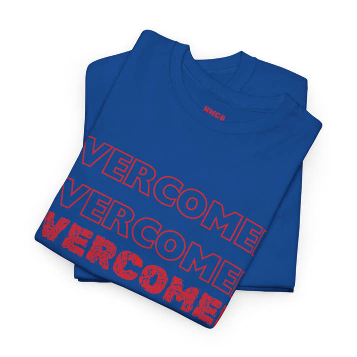 Overcomer christian faith Tee, encouraging Godly positive t-shirt