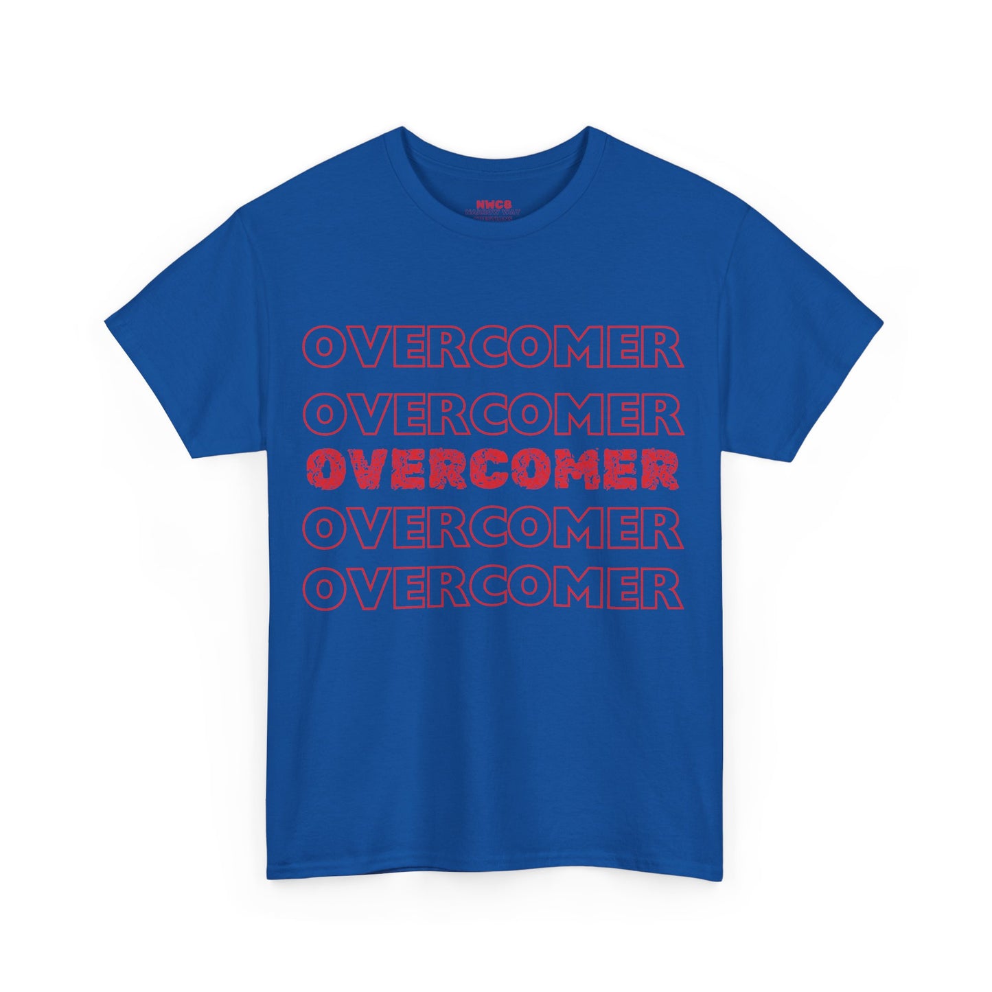 Overcomer christian faith Tee, encouraging Godly positive t-shirt