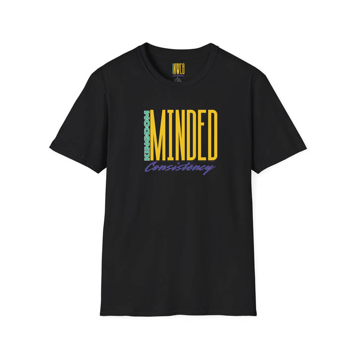 Kingdom Minded consistency focused on Jesus tee, Christian kingdom of God t-shirt