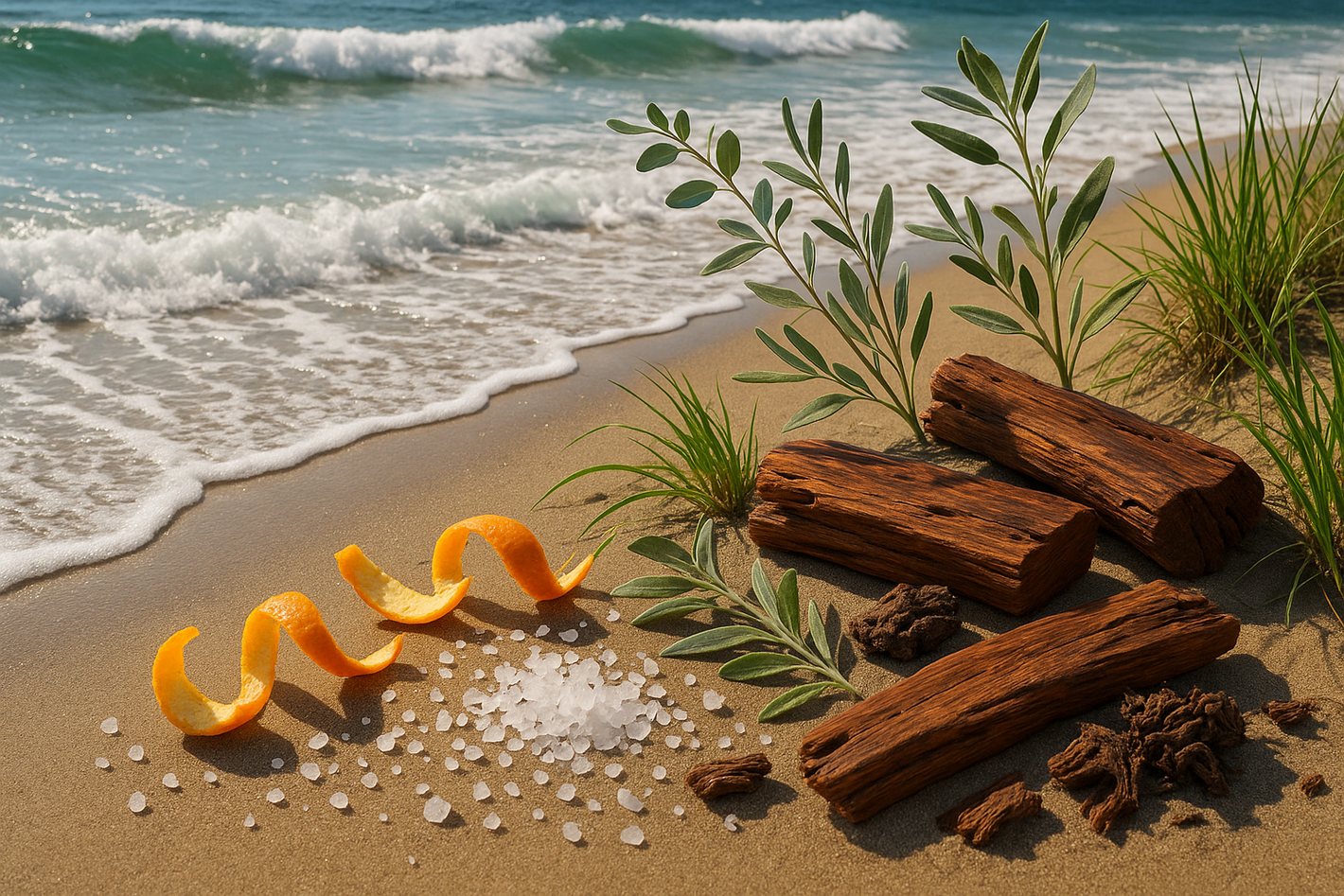 Coastal Beach Fragrance Scene