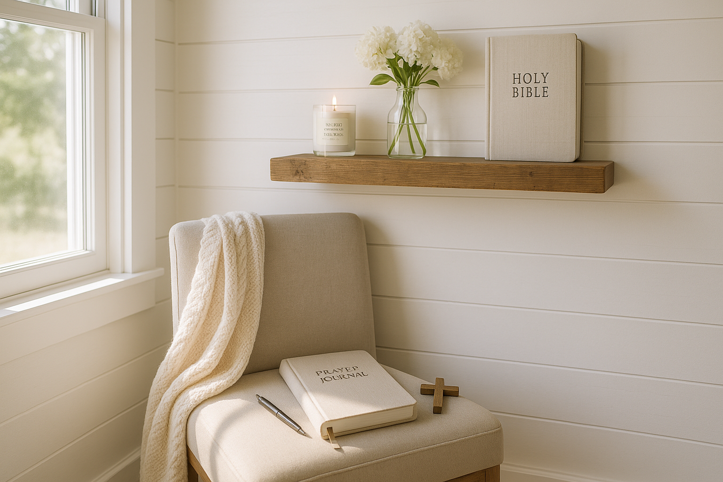 Farmhouse Prayer Closet