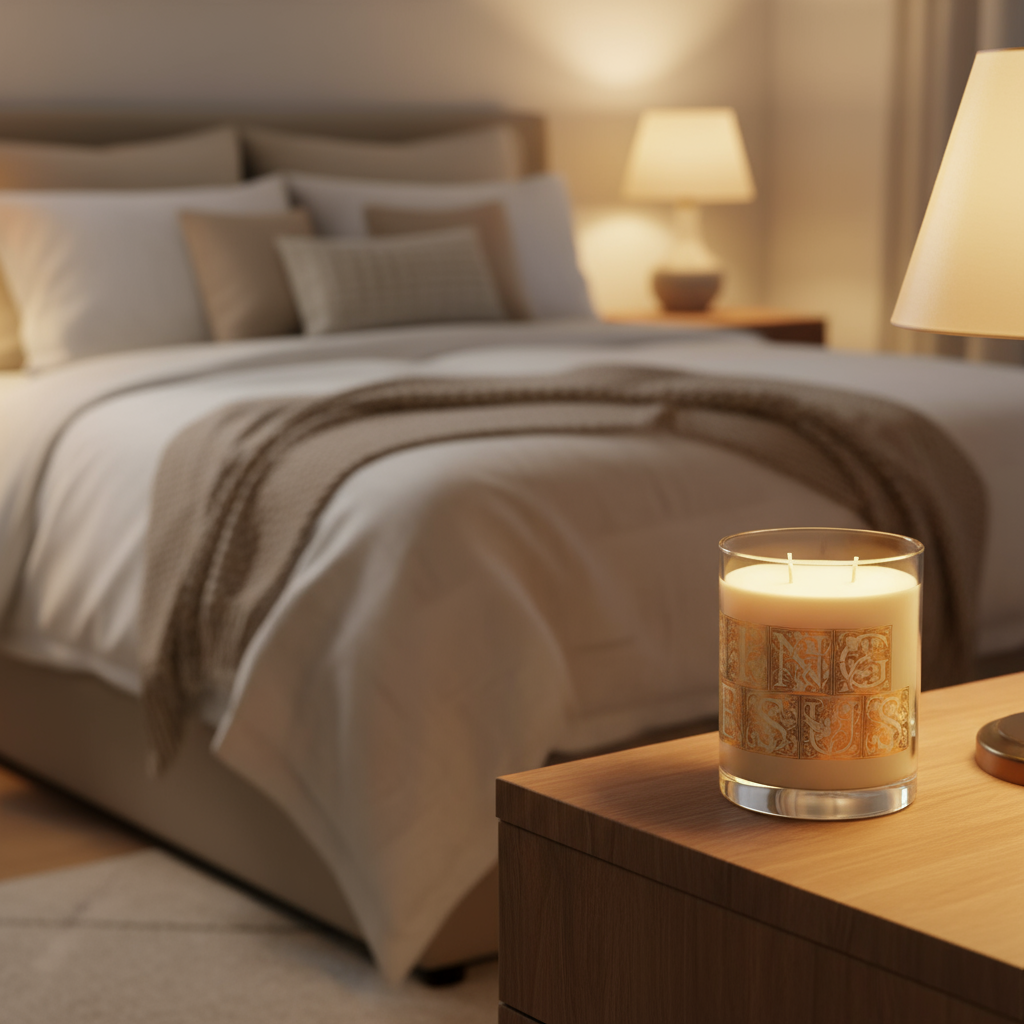 King Jesus Candle - Bedroom Setting