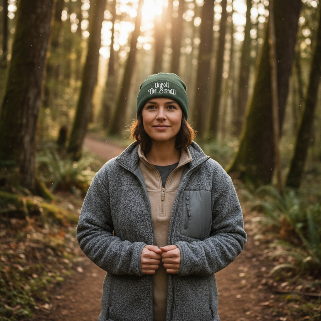 Olive Beanie Lifestyle