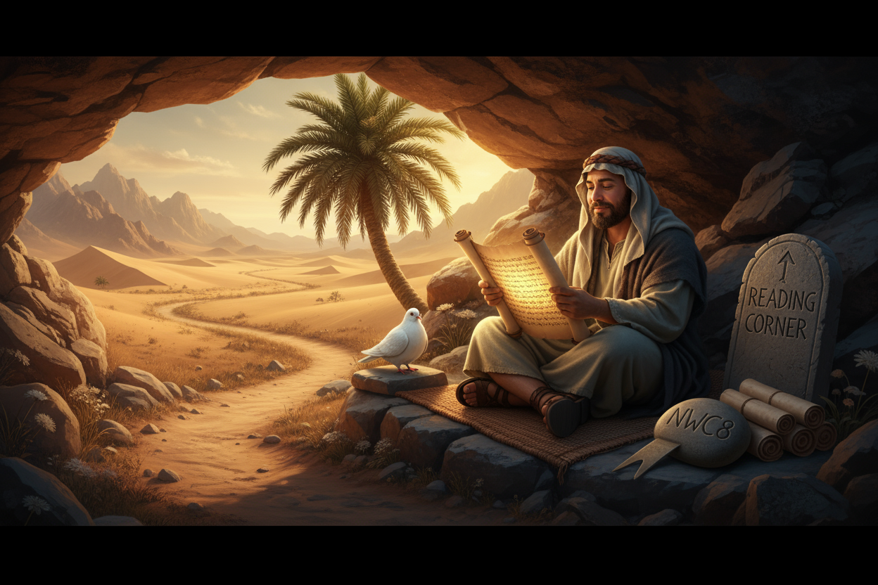 Reading The Scroll in the Shade