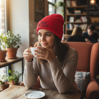 Red Beanie Lifestyle