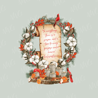 Harvest Winter Scripture Sherpa Blanket