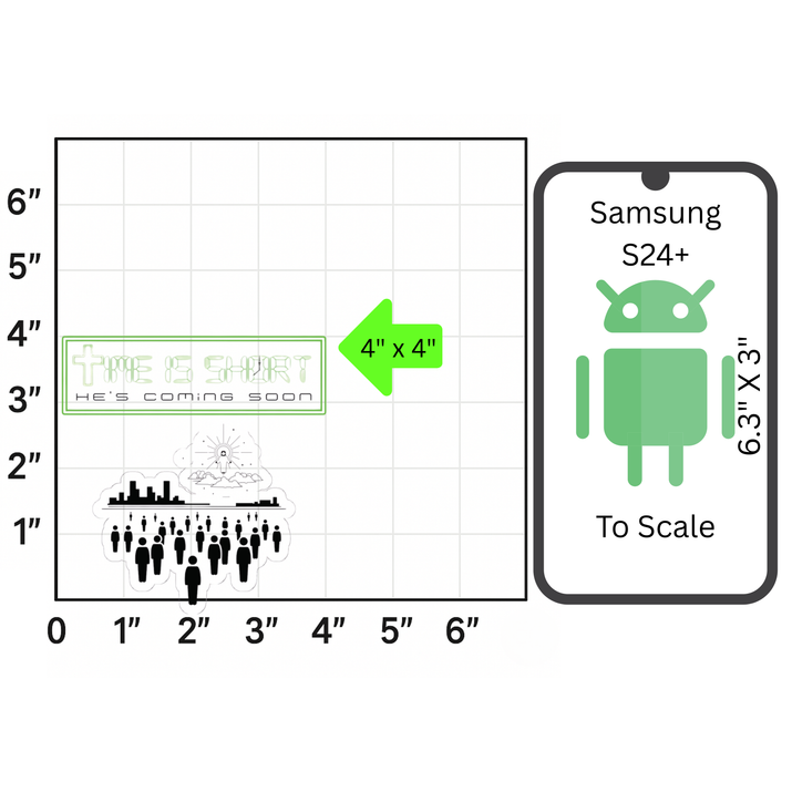 Time is Short - Jesus is Coming Back Sticker