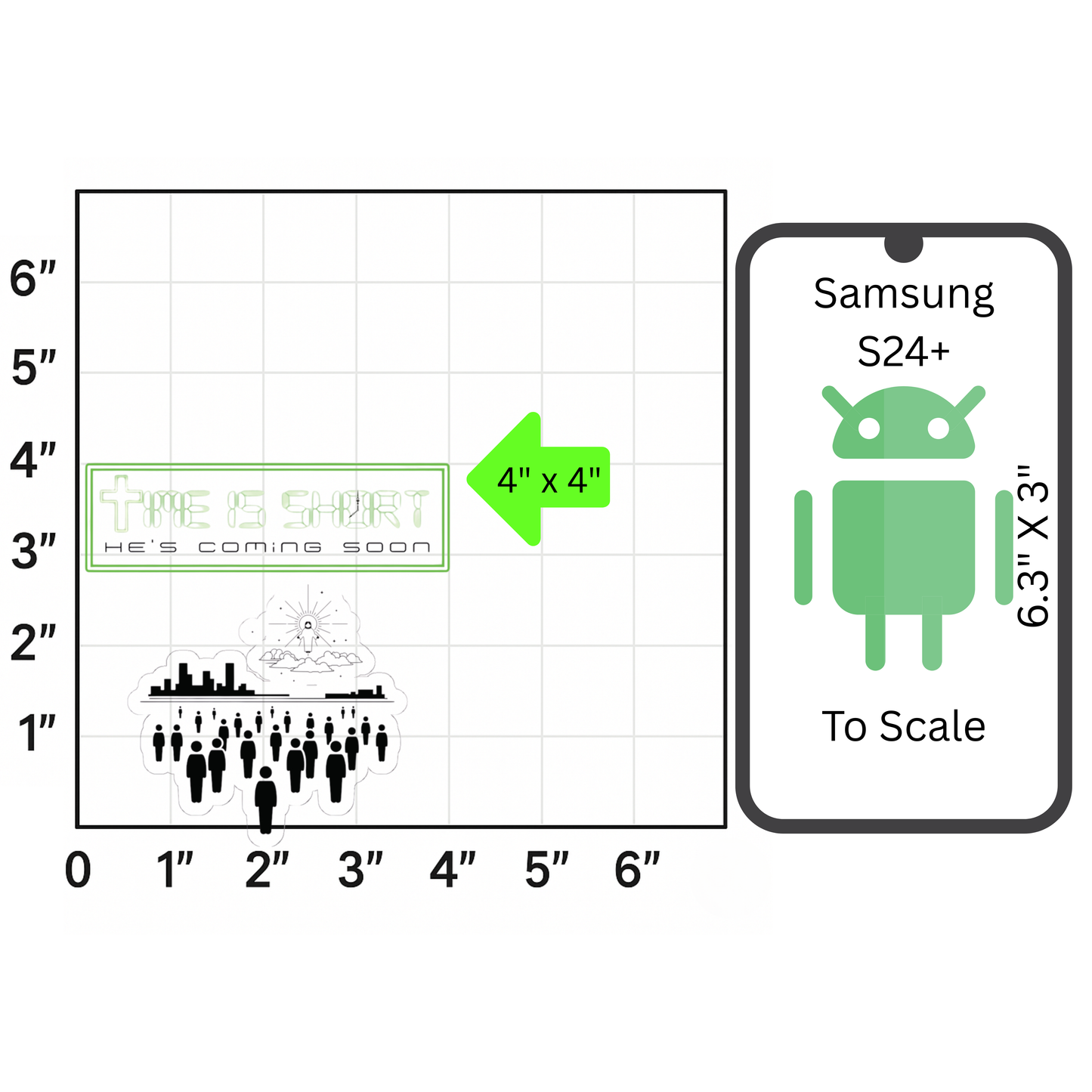 Time is Short - Jesus is Coming Back Sticker