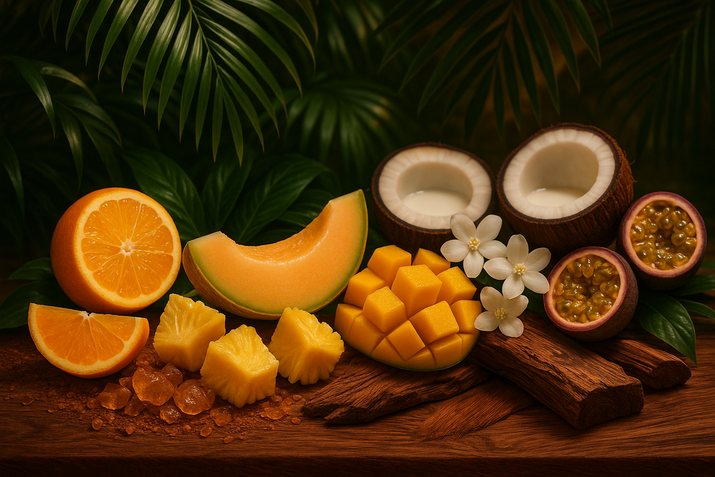 Tropical Peppered Passionfruit Composition