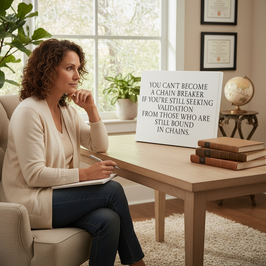 You Can't Become a Chain Breaker - Seeking Validation Canvas Wall Art