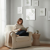 Pray Anyway Minimalistic Elegant leaf